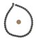 The Bead Chest Charcoal Black Volcanic Lava Stone Beads (8mm): Organic Gemstone Round Spherical Energy Stone Healing Power Crystal for Jewelry Bracelet Mala Necklace Making